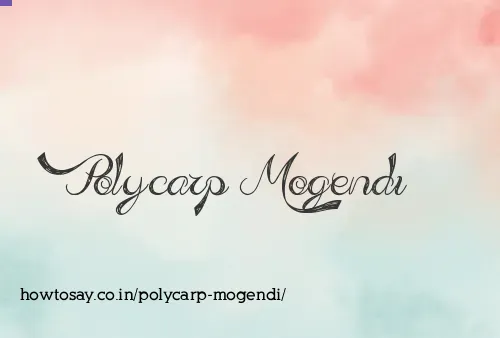 Polycarp Mogendi