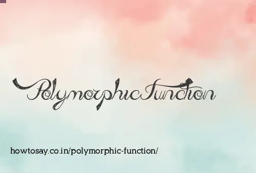 Polymorphic Function