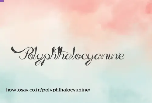 Polyphthalocyanine