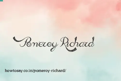 Pomeroy Richard