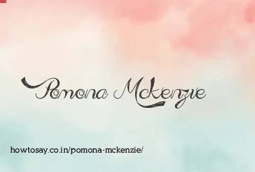 Pomona Mckenzie