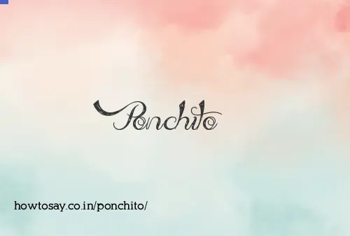 Ponchito