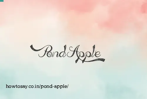 Pond Apple
