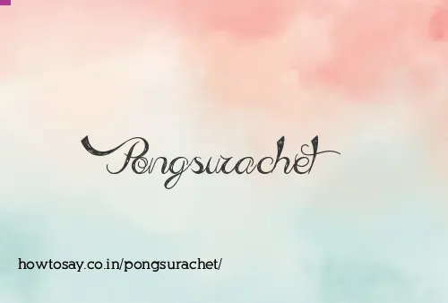 Pongsurachet