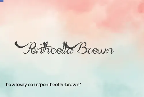 Pontheolla Brown