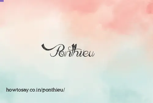 Ponthieu