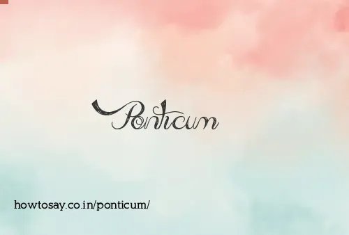 Ponticum