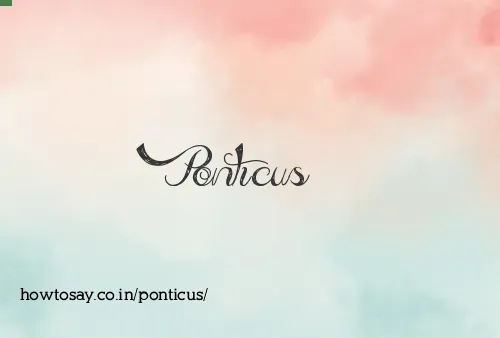Ponticus