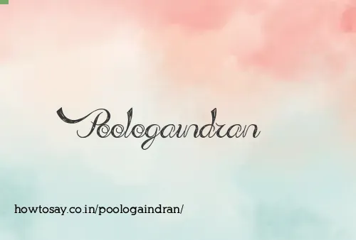 Poologaindran