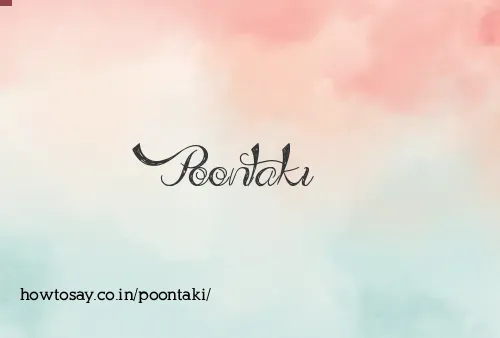 Poontaki