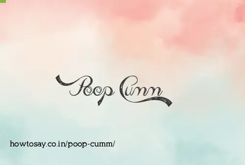 Poop Cumm