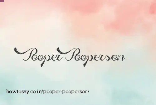 Pooper Pooperson