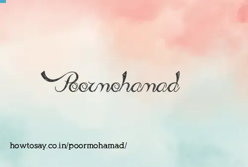 Poormohamad