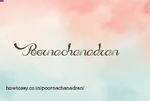 Poornachanadran
