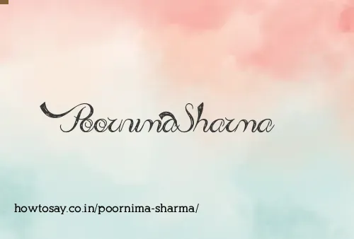 Poornima Sharma