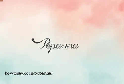 Popanna