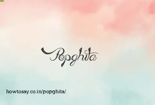 Popghita