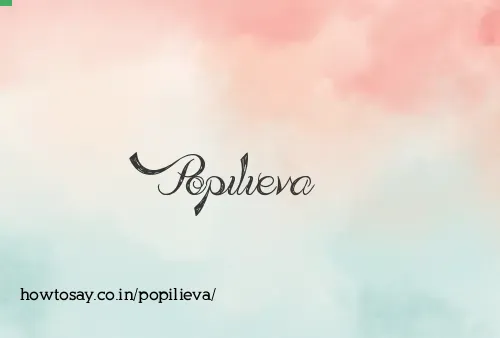 Popilieva