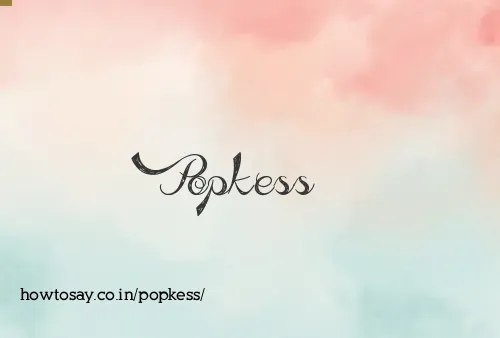 Popkess