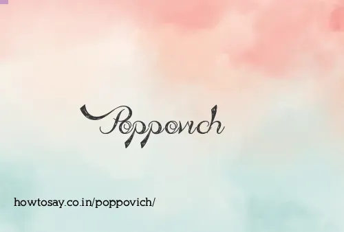 Poppovich