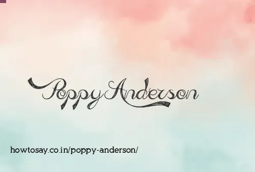 Poppy Anderson
