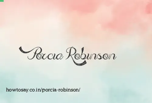 Porcia Robinson