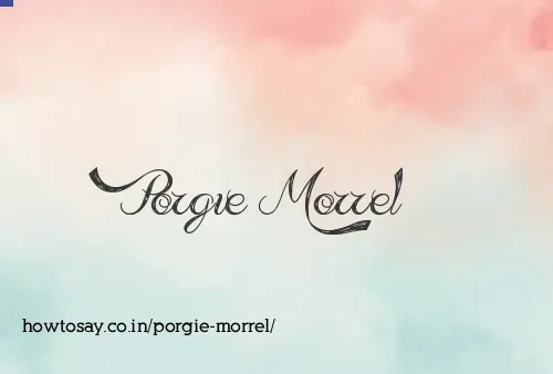 Porgie Morrel
