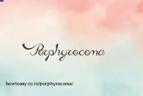 Porphyrocoma