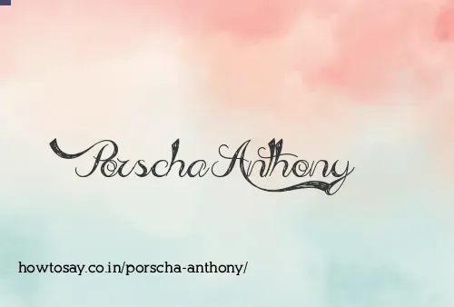 Porscha Anthony