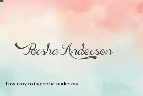 Porsha Anderson