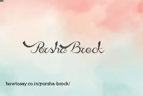 Porsha Brock