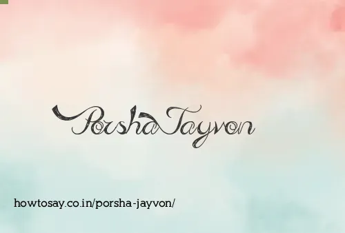Porsha Jayvon