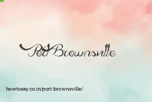 Port Brownsville