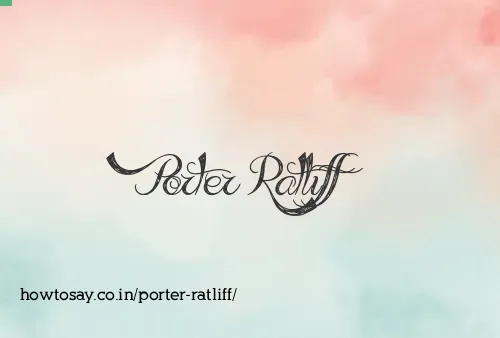 Porter Ratliff