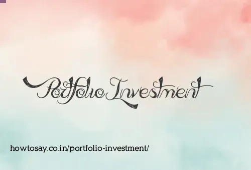 Portfolio Investment