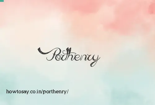 Porthenry