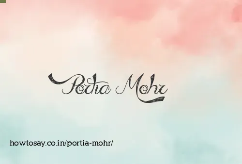 Portia Mohr