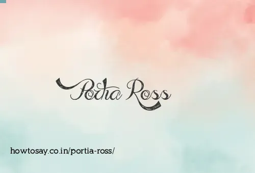 Portia Ross