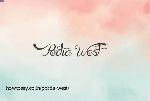 Portia West