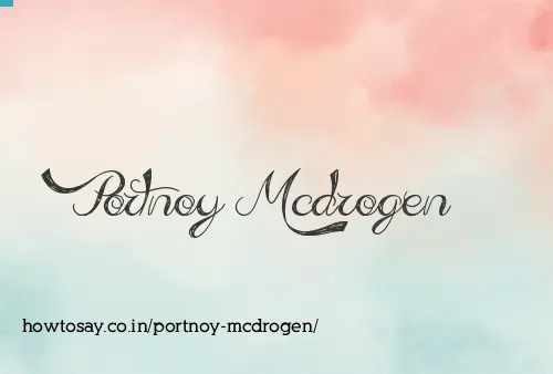 Portnoy Mcdrogen