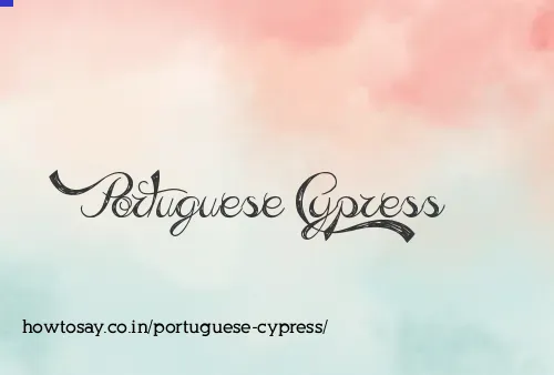 Portuguese Cypress