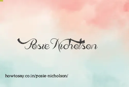 Posie Nicholson