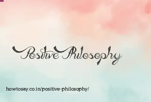 Positive Philosophy