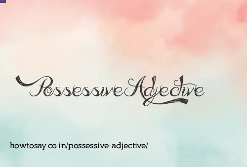 Possessive Adjective
