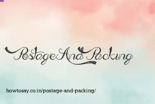 Postage And Packing