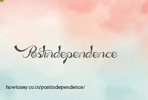 Postindependence