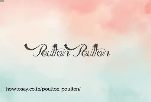 Poulton Poulton