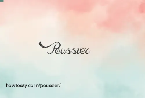 Poussier