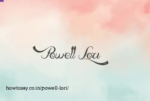Powell Lori