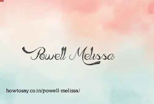 Powell Melissa
